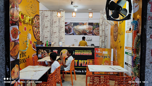 Golden Delight Pizza dine-in seating
